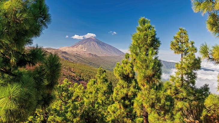 Mount Teide from afar, Tenerife, Canary Islands" title="Mount Teide from afar, Tenerife, Canary Islands